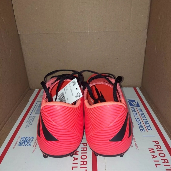 Adidas Nemeziz 19.4 FxG - Soccer Cleats EH0302 Mens Size 12 - Orange Black - Picture 4 of 6